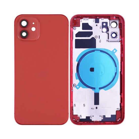 Tapa Trasera+Frame Apple iPhone 12 Rojo